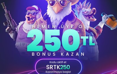 BİRCASİNO'DAN YENİ ÜYELERE ÖZEL 250₺ DENEME BONUSU